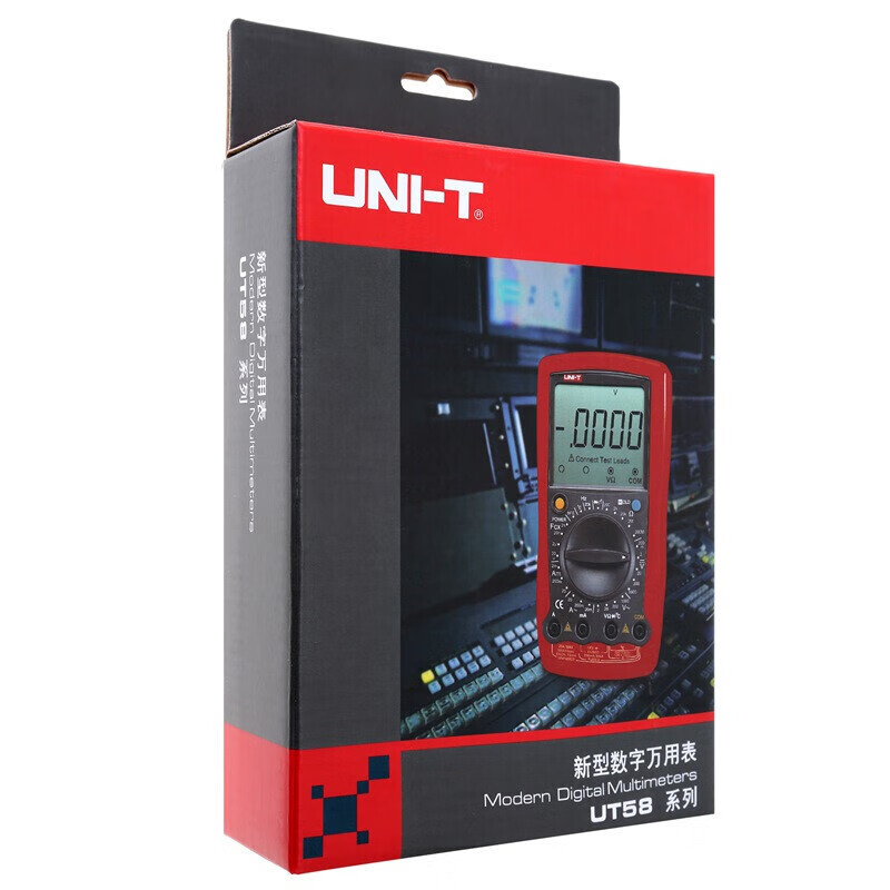 UID UNI-T UT58B multímetro digital de pantalla grande multímetro de pantalla digital universal multímetro de mano