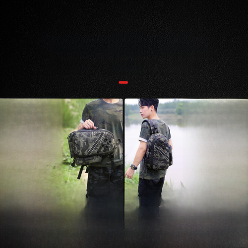 Lure fishing bag, backpack, shoulder bag, crossbody bag, rod holder, multi-functional waist bag, large-capacity rod bag, integrated hiking bag