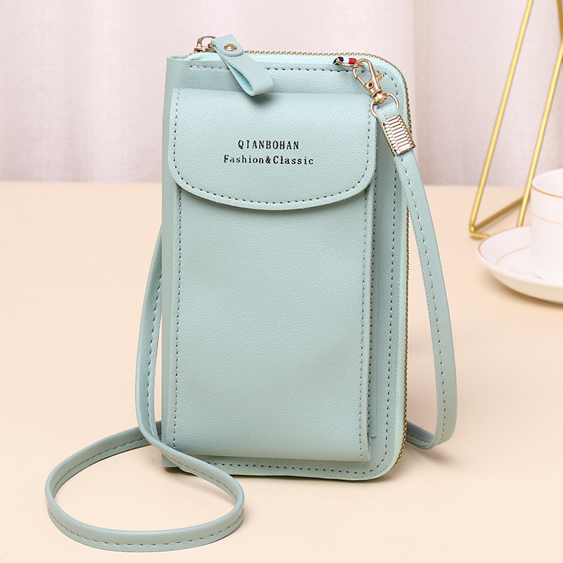 2021 nueva bolsa de teléfono móvil de gran capacidad multi-funcional de las mujeres cartera hombro pequeña cintura bolsa crossbody teléfono móvil cartera