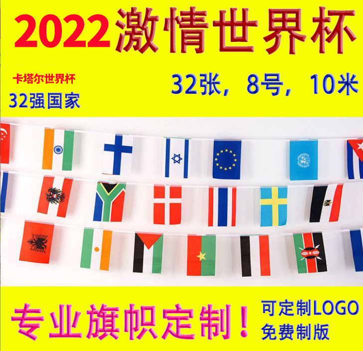 No.8 2022 월드컵 국기 현악 7.32