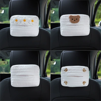 Car tissue box/set: Seat Back-Mounted Tissue Box