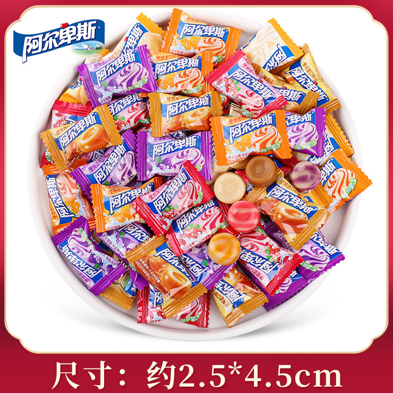 【500g 약 130개입】알파인 과일맛 하드캔디