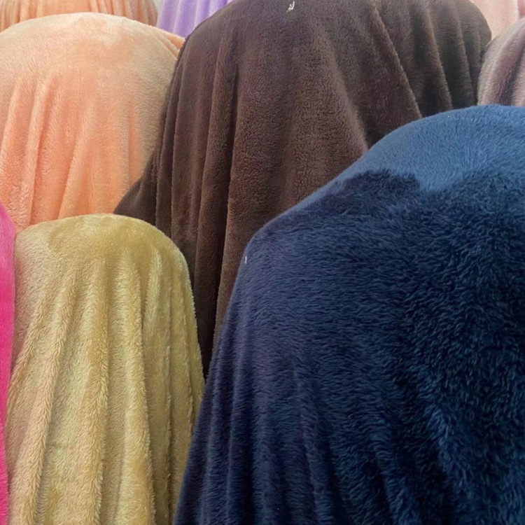 Super suave terciopelo con carded tela de terciopelo Ártico tela de terciopelo de algodón ropa de los niños guantes cómodos tela de alfombra de terciopelo