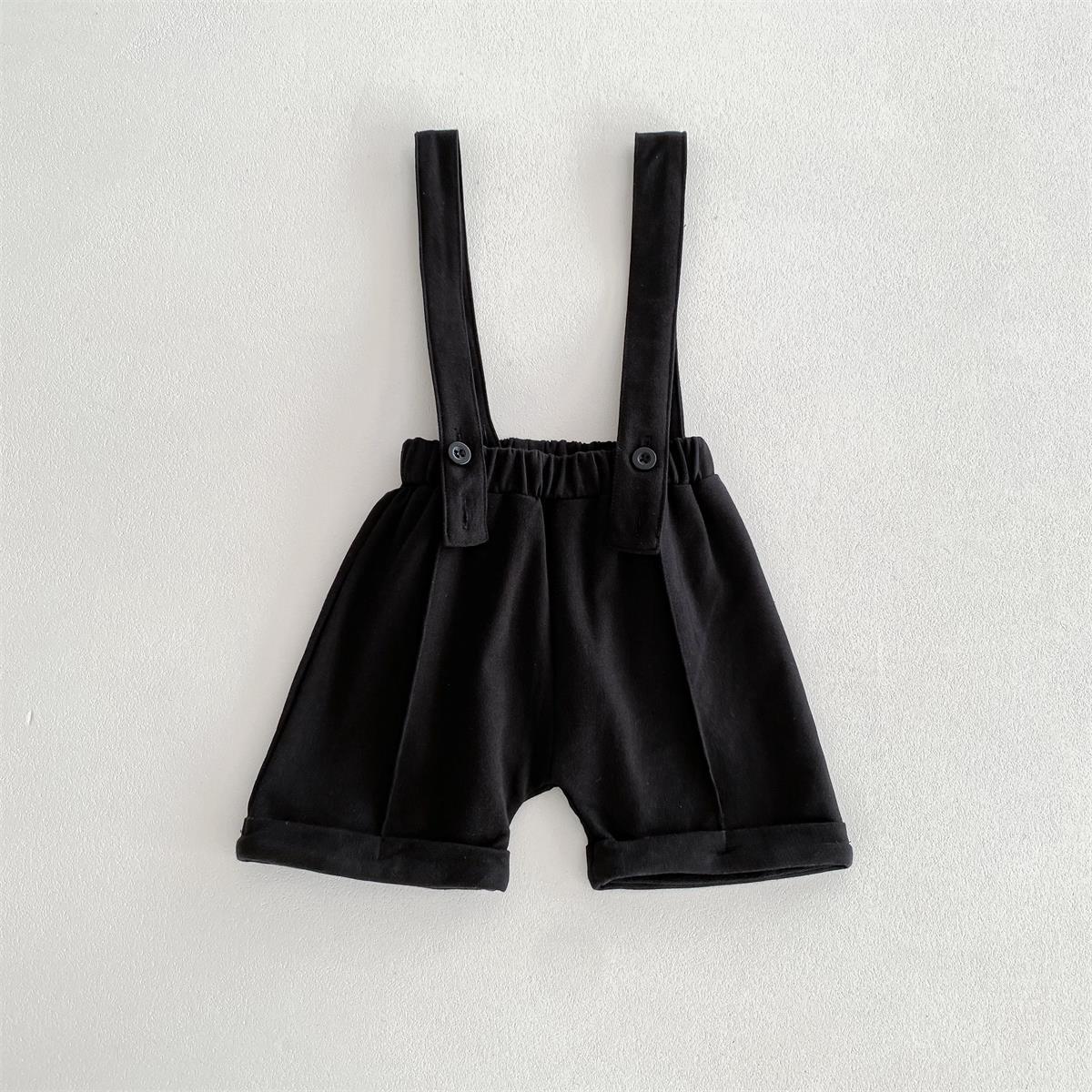 2024 primavera nuevo oso bordado de los muchachos camisa de manga larga del bebé de estilo coreano de color sólido simple cardigan top