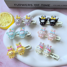 小清新三丽鸥发夹甜美女生头饰软萌儿童刘海碎发边夹卡通发卡发饰