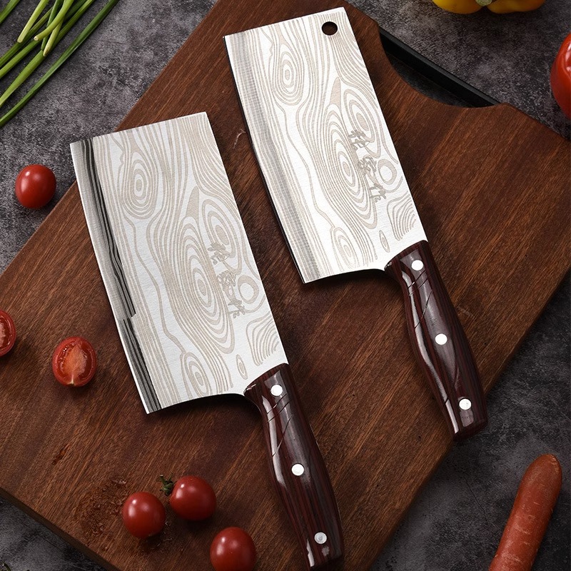 厨师菜刀家用刀具切肉刀切片刀厨房砍骨头专用斩骨头刀套装切菜刀