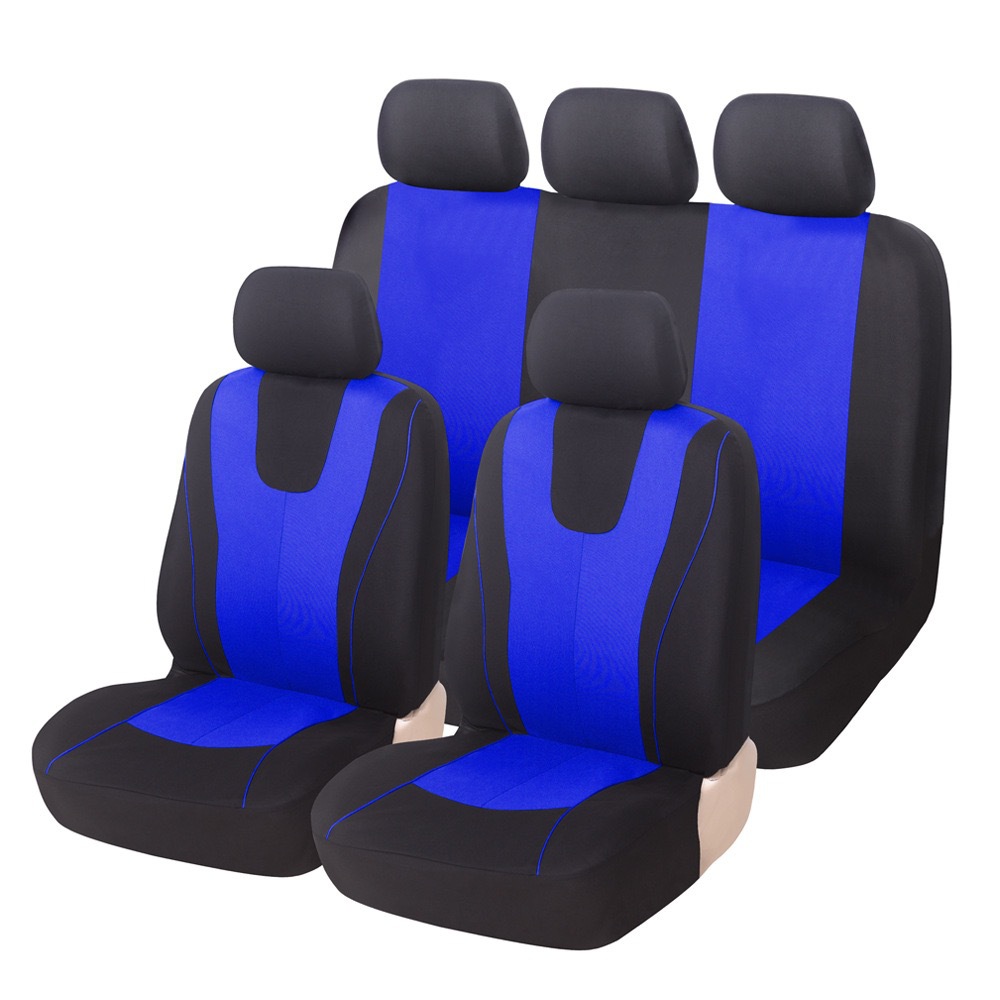 New cross-border elastic fabric vest with decorative details, universal car seat cover for Amazon, Temu, and Mercado