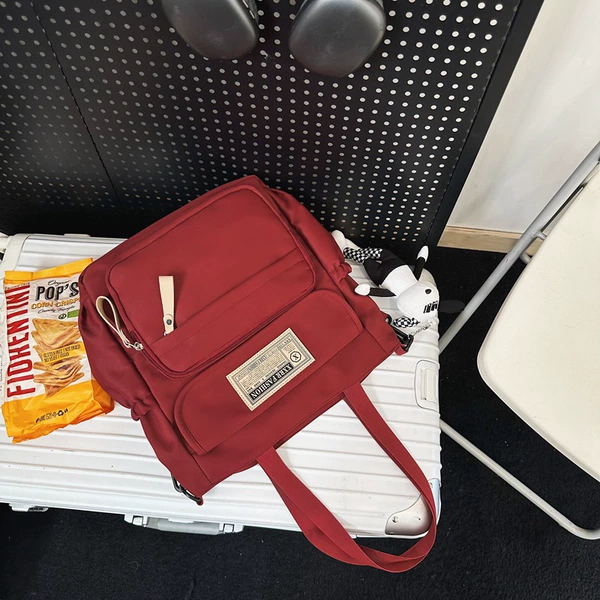 Red tutoring bag + pendant