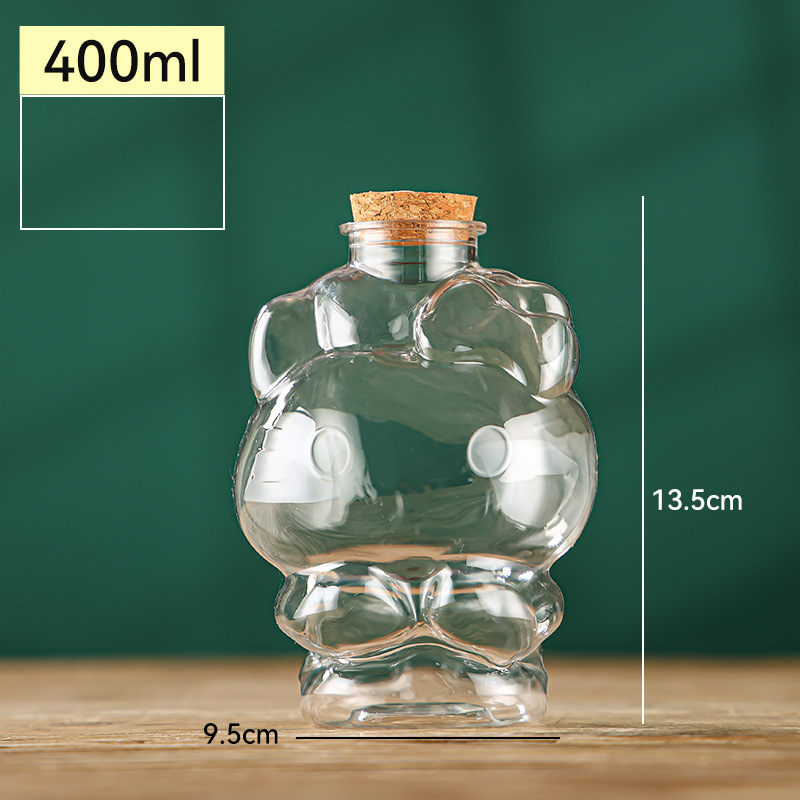 Botella de deseos de plástico de corcho DIY creativo botella de regalo de estrella flotante botella vacía image 15