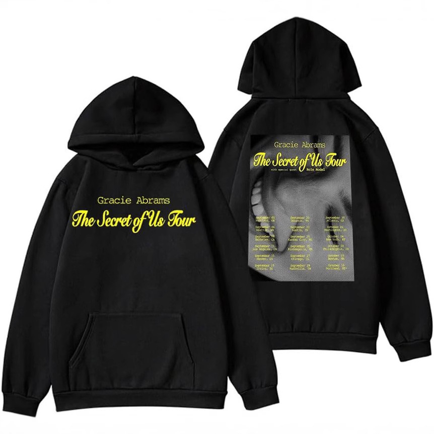 Gracie Abrams The Secret of Us Tour 2024 Hoodie Unis