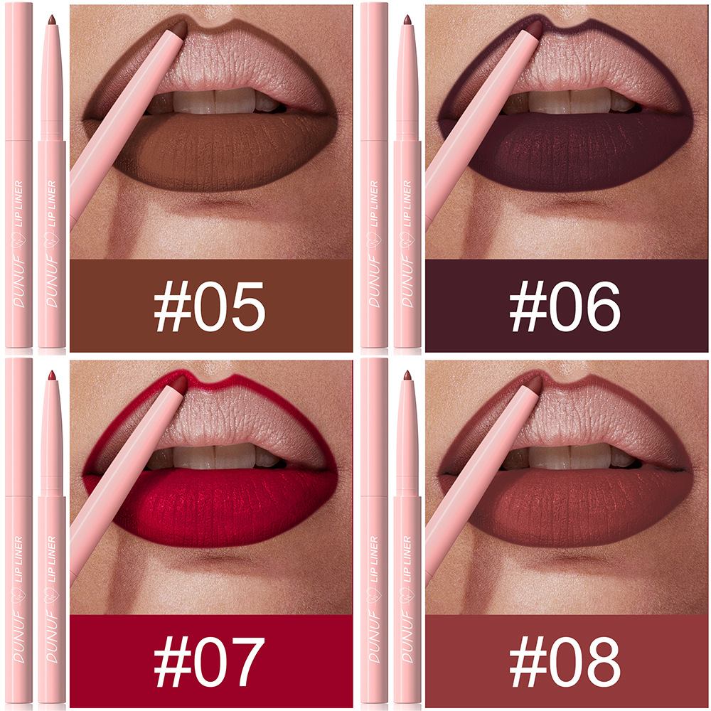 Please check out the DUNUF 12-tube easy-to-color velvet matte lip liner pen! Disclaimer for links undefined