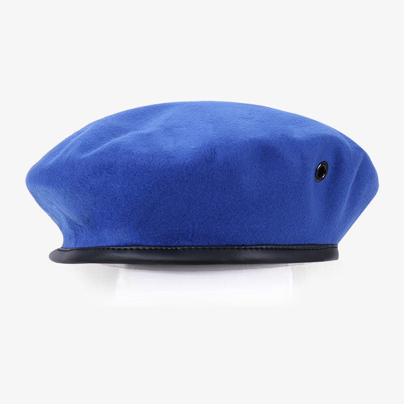 Hombres duros de guerra especial con sombrero de lana de invierno de moda militar estilo europeo y americano boina de lana pura