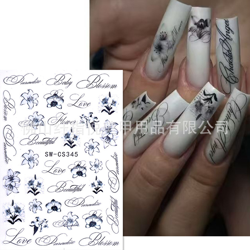 Cross-Border Popular Nail Stickers Ins Retro Cherry Blossom Petals Lavender Purple Flowers Adhesive Nail Stickers Decoration Cross-Border Popular Nail Stickers Ins Retro Cherry Blossom Petals Lavender Purple Flowers Adhesive Nail Stickers Decoration
