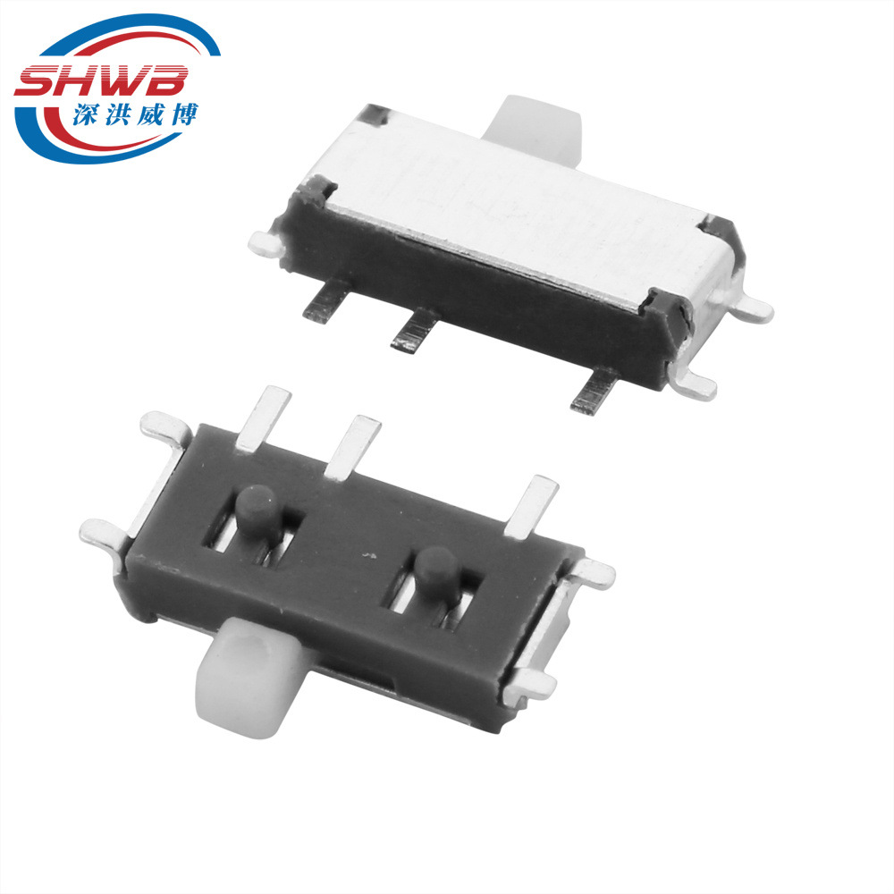 供应 单极双位七脚滑动开关MSK-12C01-07拔位开关 贴片拔动开关