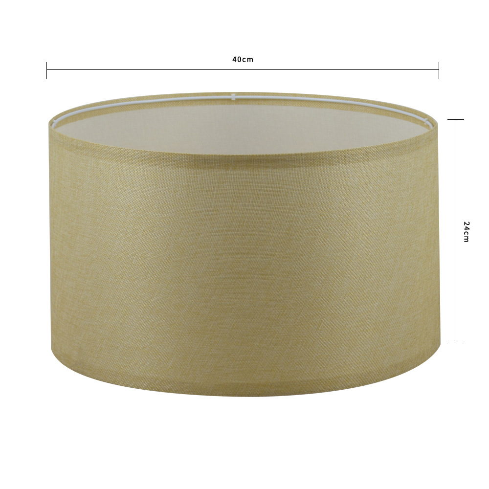 Amazon transfronteriza Exportación de comercio exterior desmontable KD Pantalla de lino Shell shading lámpara de mesa lámpara de araña accesorios E27