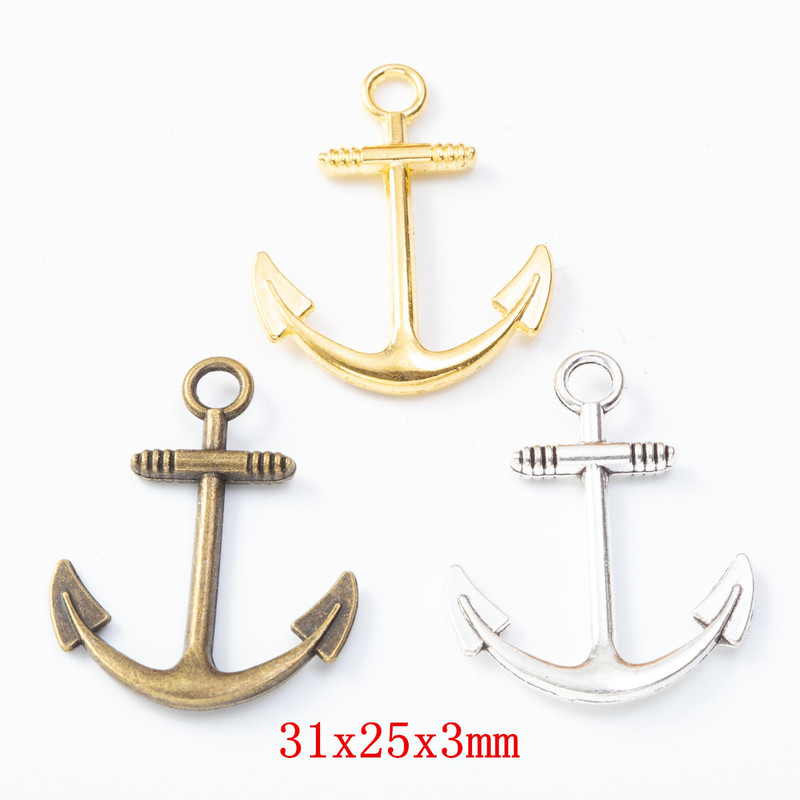 DIY retro zinc alloy pendant ship anchor decoration accessories wholesale factory direct 3006