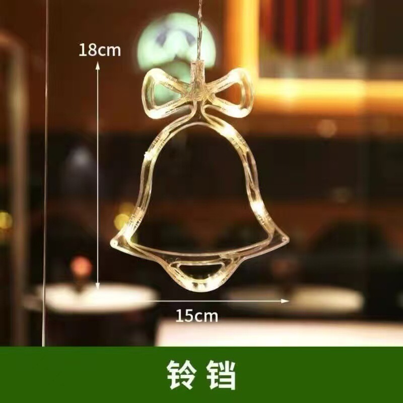 圣诞树节日装饰彩灯LED圣诞装饰灯圣诞老人雪人造型橱窗吸盘灯|undefined
