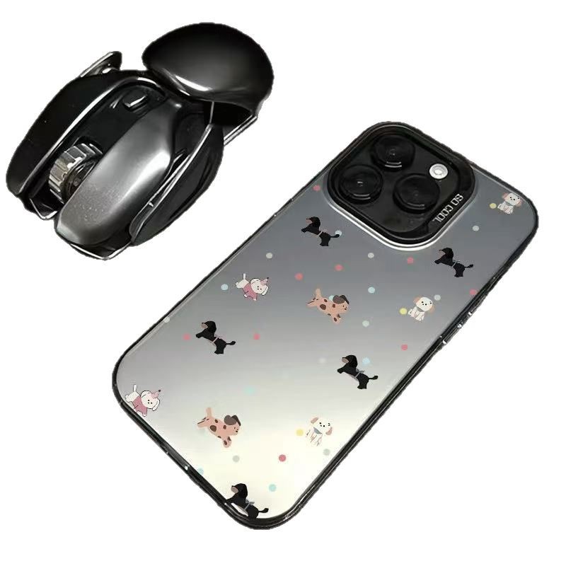 Nuevo cachorro de lunares para iPhone 16 funda para teléfono móvil Apple 15promax/14 personalidad 13pro12 Japón y Corea