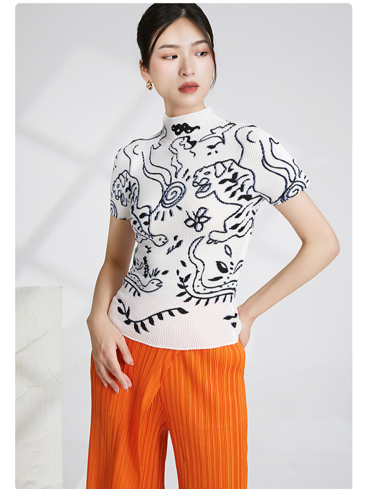 C1915 1140K ÁO THUN NỮ SHETDA DÁNG ÔM BODY GỢI CẢM SEXY NGẮN TAY HỌA TIẾT HOA THỜI TRANG NỮ G04 SẢN PHẨM MỚI