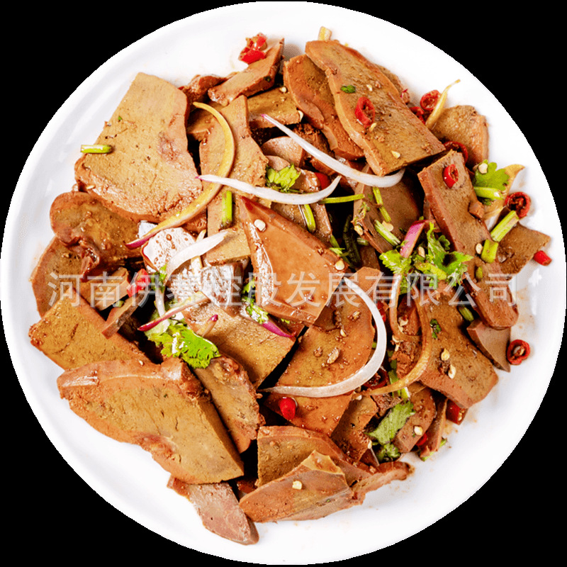 伊赛 清真牛肉 定制牛肝 牛肉  五香卤牛肝 火锅食材餐饮生鲜牛杂