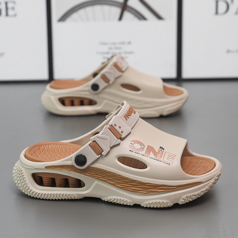 Sandali estivi di alta qualità, eleganti e alla moda con suola morbida, sandali casual da uomo per tutti i giorni, antiscivolo, resistenti all'usura, ideali per la spiaggia e per attività all'aperto._voghion.com
