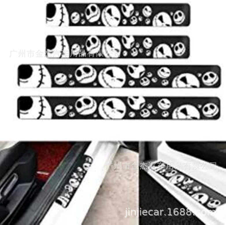 Устойчивые к царапинам пороги кузова автомобиля Citroen SILVERADO Dominican креативные Износостойкие Индивидуальные наклейки