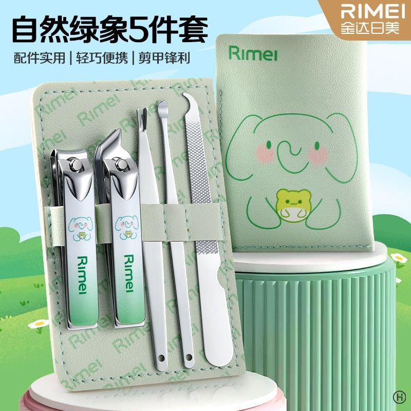 Jinda Rimei Nail Cutter Kit Kit completo de cortadores de uñas caseros, pinzas de uñas portátiles, herramientas de manicure profesional