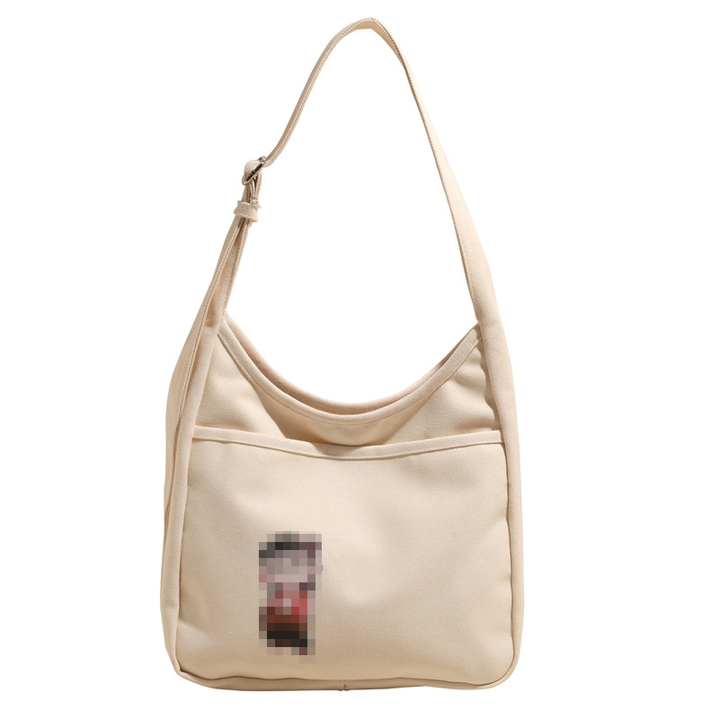 2025 nuevo bolso de lona bolso de hombro de gran capacidad para mujer bolso casual de todo fósforo para estudiantes en clase bolso de viaje