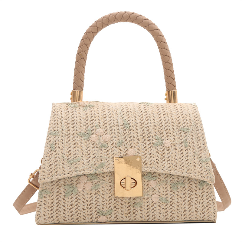 Bolso de moda simple para mujeres 2024 nuevo estilo de moda de verano ocio bolso de hombro simple bolso retro