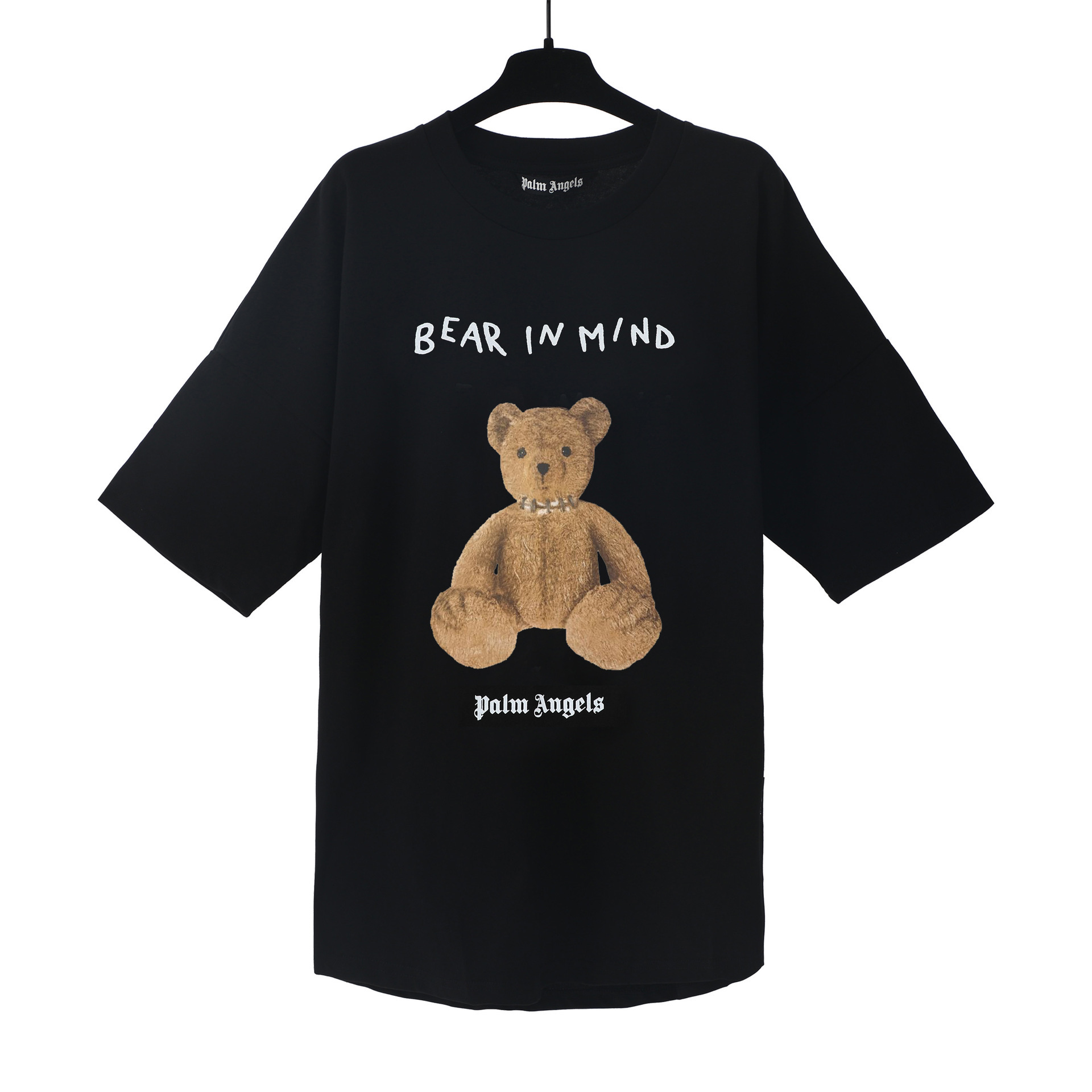 Camiseta Unisex de Manga Corta con Logo de Grafiti de Ángel, Algodón Peinado y Corte Holgado | Tela Transpirable