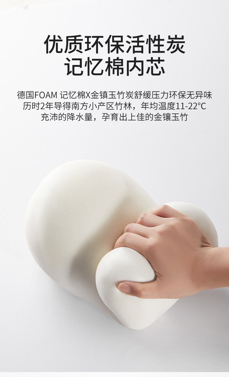 Office waist support waist support cushion memory foam backrest ergonomic waist cushion seat waist support station long sitting artifact