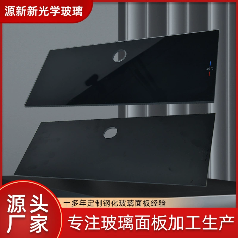 Умная Ванная комната Панель из закаленного стекла шелкография панель из закаленного стекла переключатель термостата стеклянная панель управления