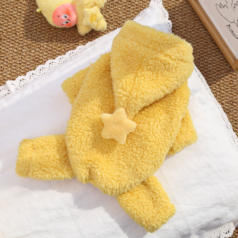 Star Prince mascotas con capuzas más gruesas otoño y invierno perros gatos chalecos hogares pijamas artículos que osos Bo Mei