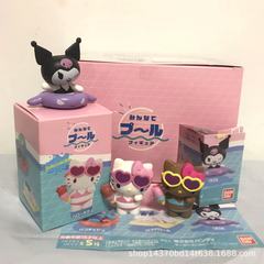 新商品の醜い魚の子猫のクロミの夏の猫の水着のシリーズの人形の公仔のブラインドの箱の置物の卸売り