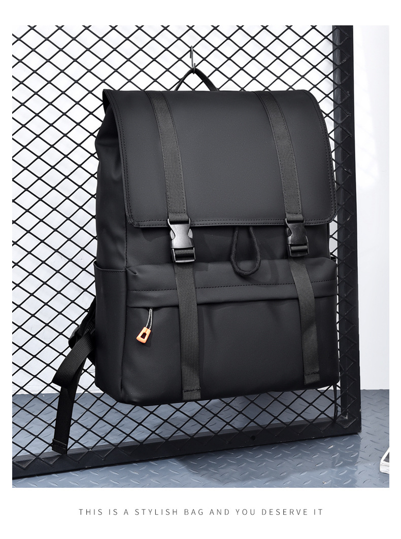 Solid Color Daily School Backpack Functional Backpack display picture 11