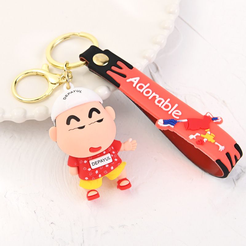 クロスボーダーかわいいクレヨンしんちゃんキーホルダー漫画人形クレヨンしんちゃんペンダントペンダント車の小さなギフト卸売|undefined