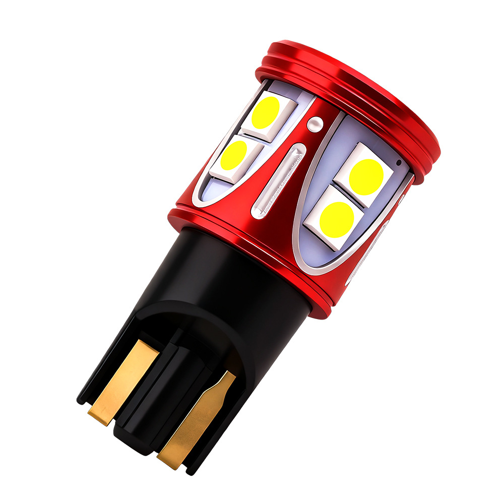 Nuevo T10 LED automóvil ancho lámpara 3030-9smd lámpara de licencia lámpara de lectura decodificación electrodeless lámpara de presión ancha