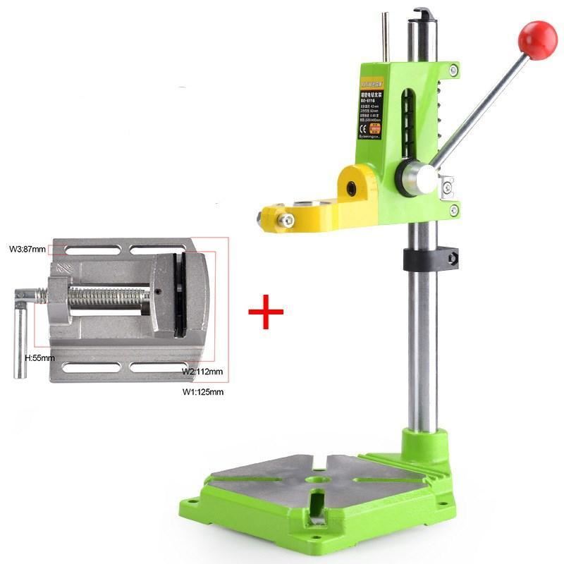 6116 nuevo soporte de taladro eléctrico de alta precisión soporte de taladro eléctrico puede girar 360 grados de hierro fundido