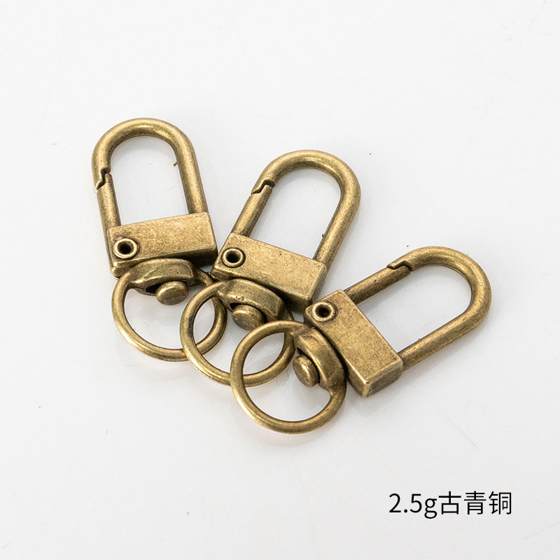 スポットメタル diy フックバックルハードウェアバッグアクセサリーキーホルダーチェーン犬バックルドアバックル合金スプリングバックル卸売|undefined