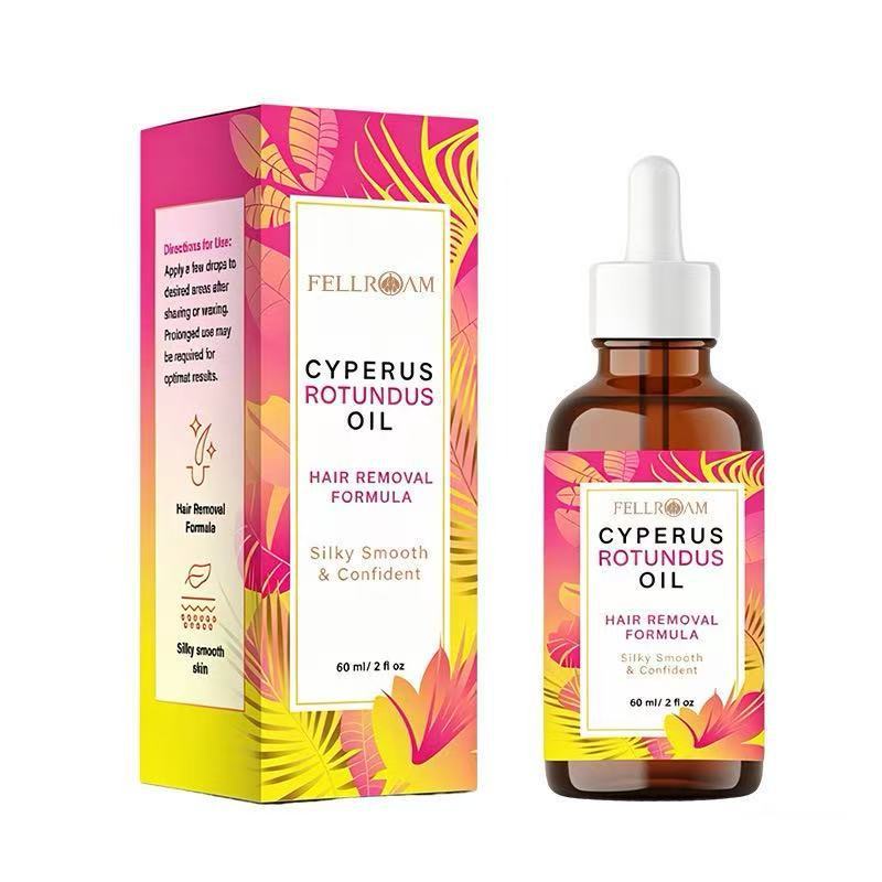 Cross-border best-selling Cyperus rotundus essential oil, hair growth reducing care oil, in stock at source