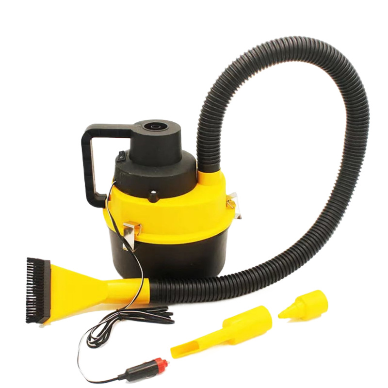 12V Car Vacuum Cleaner Car/Car Home Dual-Use Blowing and Suction Drum Vacuum Cleaner High Power Reinforced Suction Supply