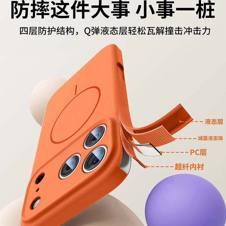 Силиконовый чехол для iPhone 16 / iPhone 16 Pro, защитный чехол, защитная сумка, совместим с iPhone, 17 Pro Max, защита от падений