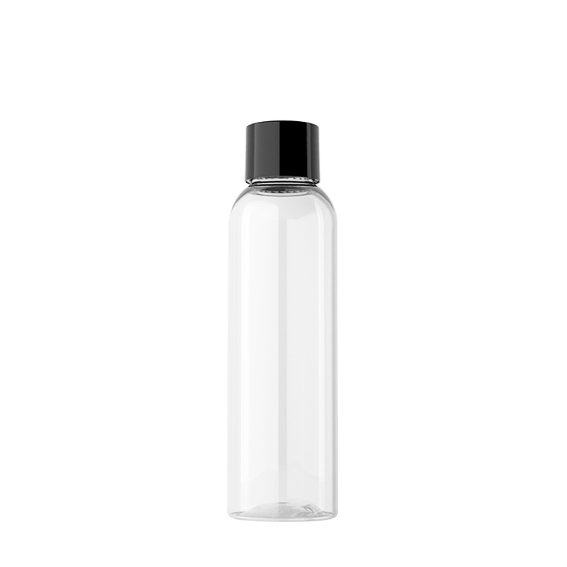 Langwei 120ml hombro redondo botella de cubierta ordinaria botella de cola botella de plástico botella de tóner botella cosmética sub-botella