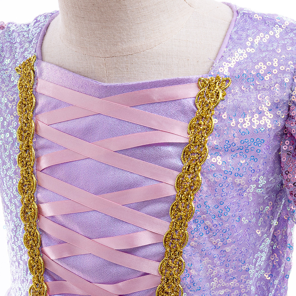Vestido de los nuevos niños Halloween ropa para niños Cosplay Sophie Pelo Largo princesa vestido niñas danza rendimiento ropa