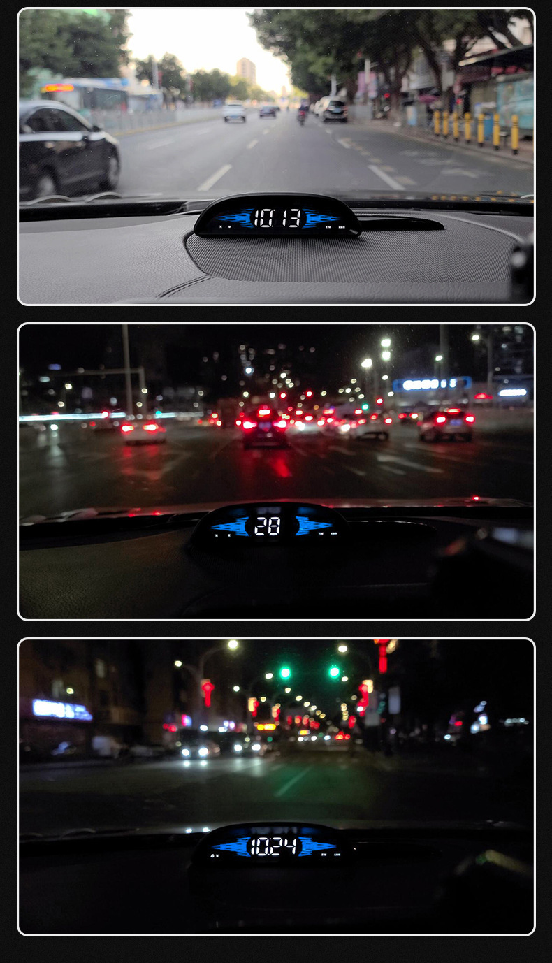 Cross-Border New Hud Car High-Definition Head-Up Display G2 Gps Car Outdoor Off-Road Vehicle Speed Guide Head-Up Display