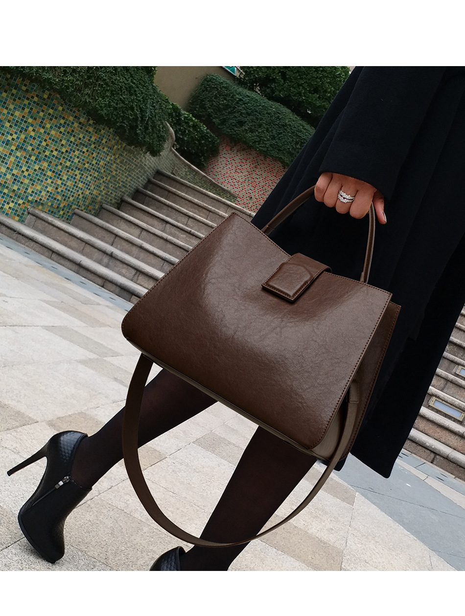 CCAMO Genuine Leather Women's Bag, High-end And Fashionable Single Shoulder Handbag, Autumn And Winter Bag, Women's Style_voghion.com