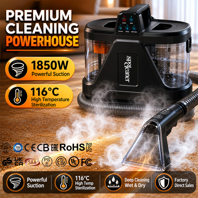 Cross-Border High-Suction Corded Handheld High-Temperature Steam Cleaning Machine, Multi-Functional Sofa, Mattress, Carpet, and Fabric Cleaning Machine Cross-Border High-Suction Corded Handheld High-Temperature Steam Cleaning Machine, Multi-Functional Sofa, Mattress, Carpet, and Fabric Cleaning Machine