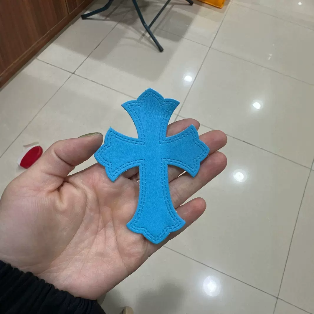 欧洲站夏新款欧美时尚ins潮牌CH卫裤彩色刺绣十字架潮流男装短裤