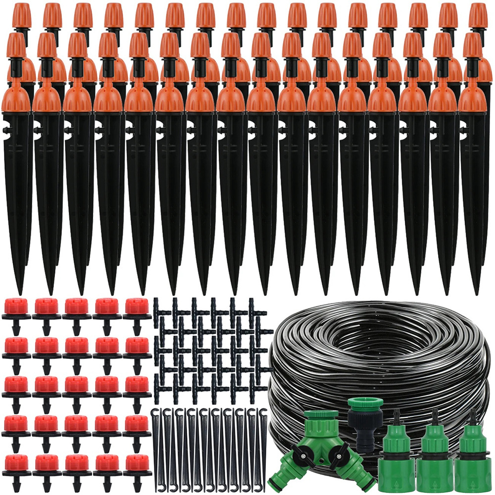 Transfronterizo 4 / 7 atomización 3 - en - 1 set de rociador DIY riego automático por goteo de riego por pulverización de jardín al aire libre riego por pulverización