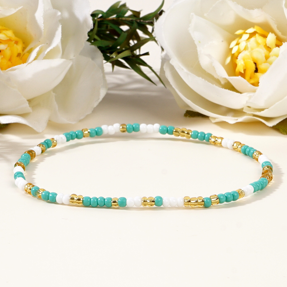 6g Weight Bracelets Classification Seed Bead Chain Material Beaded Chain Chain Type 1 Piece Quantity Holiday, Daily Occasion Seed Bead Material Geometric Pattern Women's Gender Casual, Simple Style Style Beaded, Handmade Craft Casual Simple Style Geometric Seed Bead Wholesale Bracelets 10